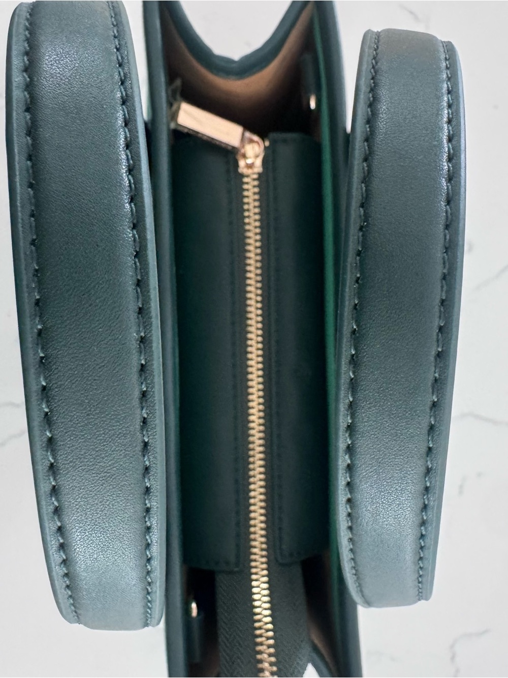 GUNAS New York Oasis Green Leopard Vegan Canvas Bag NWT $195 Sold Out Online - Picture 8 of 13